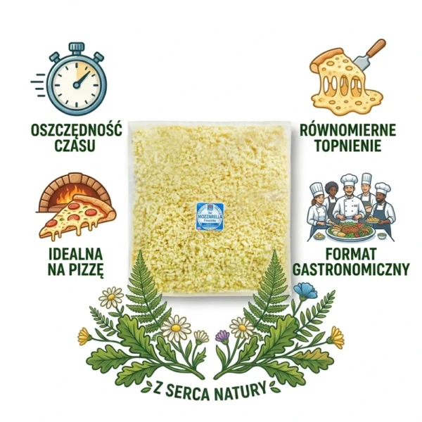 Ser Mozzarella Tarta (Wióry) 2 kg OSM Piaski