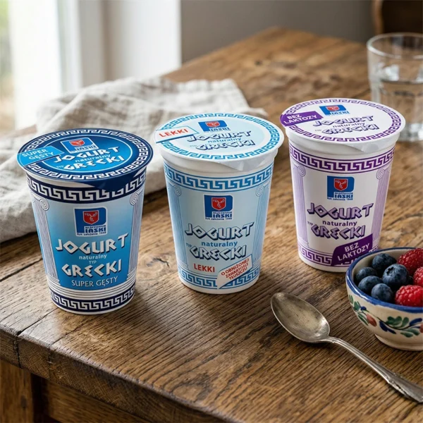 Jogurt naturalny typ grecki kubek  350 g OSM Piaski