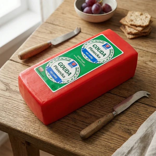 Gouda Piasecka – ser żółty 2 kg blok