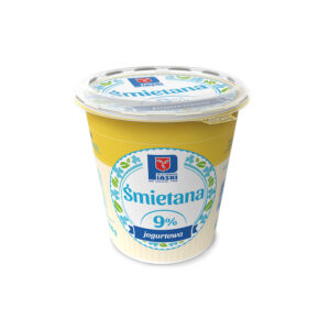 Śmietana jogurtowa 9% kubek 900 g OSM Piaski