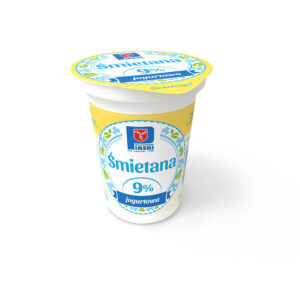 Śmietana jogurtowa 9% kubek 300 g OSM Piaski