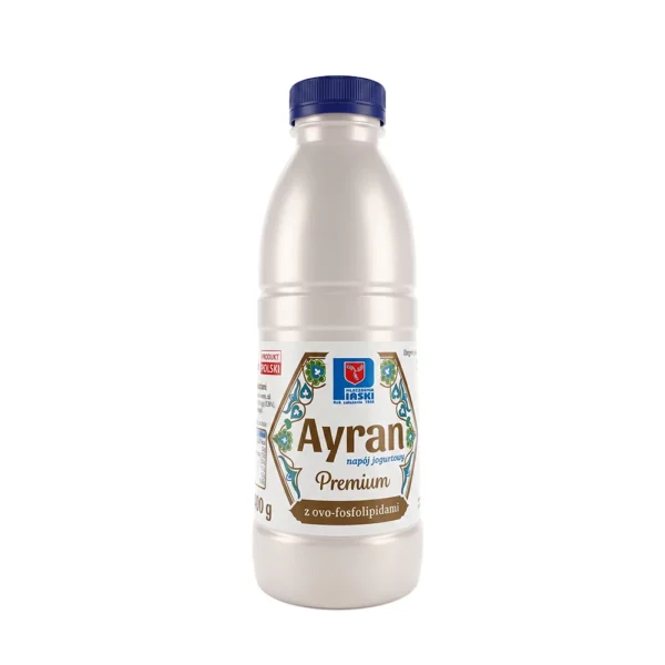 Ayran napój jogurtowy premium z ovo-fosfolipidami butelka 400 g OSM Piaski
